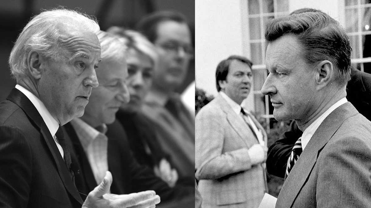 Biden et Brzezinski