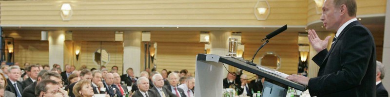Putin's famous Munich Speech 2007